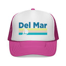 Del Mar Retro Sailboat Trucker Hat-3