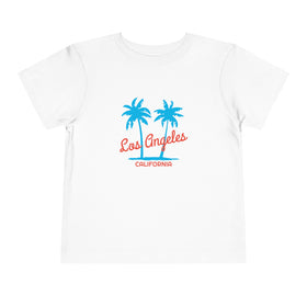 Los Angeles, California Toddler T-Shirt - Retro Palm Tree Toddler Los Angeles Shirt