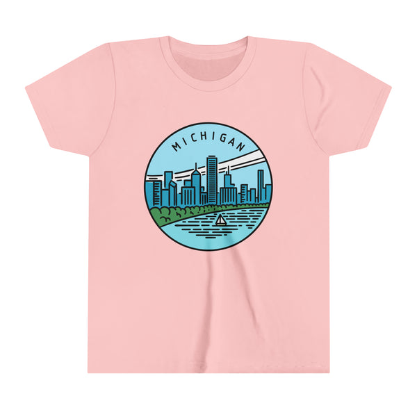 Michigan Youth T-Shirt - Unisex Kids Michigan Shirt
