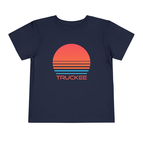Truckee, California Toddler T-Shirt - Retro 80s Toddler Truckee Shirt