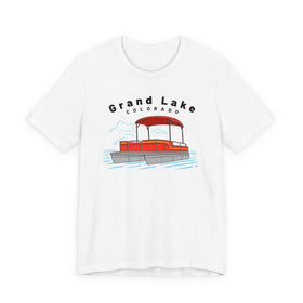 Grand Lake, Colorado T Shirt - Pontoon Boat Tee