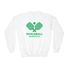 Nebraska Youth Sweatshirt - Pickleball Unisex Kid's Nebraska Crewneck Sweatshirt