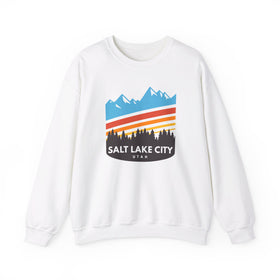 Salt Lake City, Utah Sweatshirt - Unisex Retro Crewneck Salt Lake City Sweatshirt