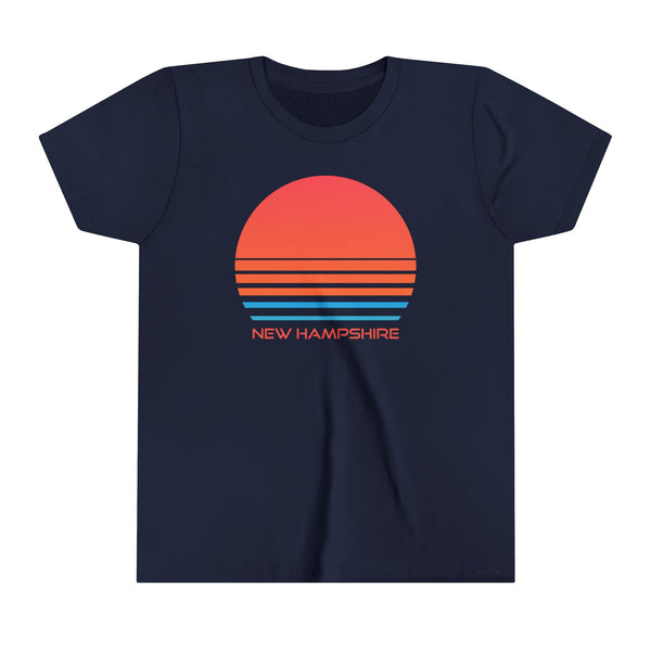 New Hampshire Youth Shirt - Retro 80s New Hampshire Kid's T-Shirt