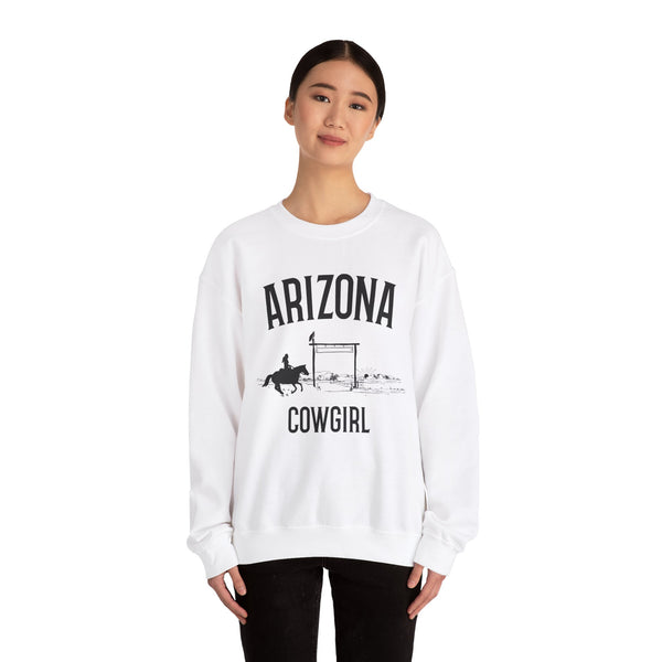 Arizona Sweatshirt - Mountain Cowgirl Graphic Crewneck