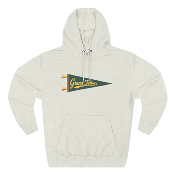 Buy oatmeal-heather Premium Grand Teton National Park Fleece Hoodie