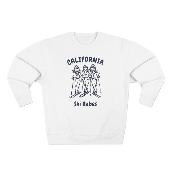Premium California Ski Babes Sweatshirt