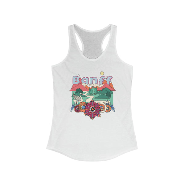 Banff, Canada Women's Racerback Tank Top