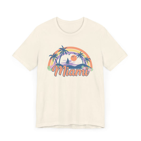 Miami, Florida T-Shirt - Retro Beach Unisex Miami Shirt