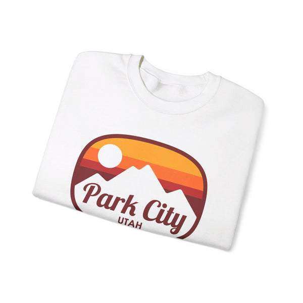 Park City, Utah Sweatshirt - Unisex Retro Ombre Crewneck Park City Sweatshirt