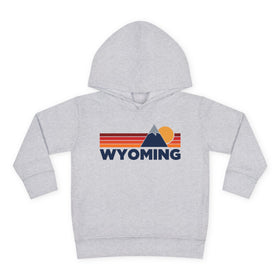 Wyoming Toddler Hoodie - Unisex Mountain Pullover Sweatshirt, Kids Hooded Jumper, Wyoming Souvenir