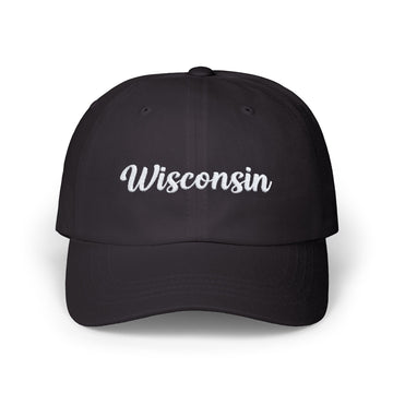 Wisconsin Dad Hat - Embroidered Wisconsin Classic Dad Cap - 0