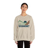 Vermont Sweatshirt - Mountain Vermont Crewneck Sweatshirt