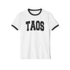 Taos, New Mexico Cotton Ringer Graphic Tee - Unisex Taos T Shirt, Vintage Style Tee, Men's/Women's Tee