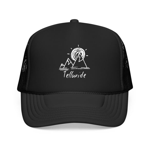 Telluride, Colorado Trucker Hat - Foam Mountain Cap