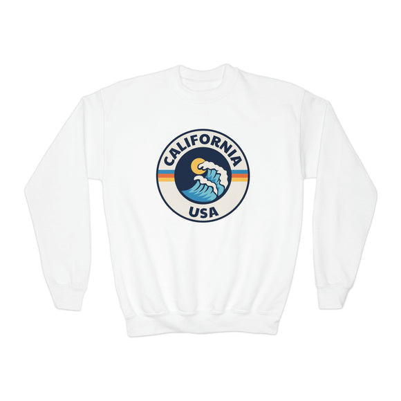 Copy of Copy of California Youth Sweatshirt - Unisex Kid's California Crewneck Sweatshirt