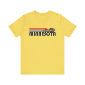 Buy maize-yellow Milwaukee, Minnesota T Shirt - Retro Jetski PWC Graphic Tee