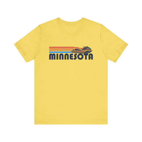 Milwaukee, Minnesota T Shirt - Retro Jetski PWC Graphic Tee