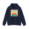 Vermont Mountain Sun Hoodie - Unisex Vermont Hooded Sweatshirt, Vermont Travel Sweatshirt, Vermont Sunset