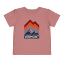 Vermont Toddler T-Shirt - Retro Palm Tree Unisex Toddler Vermont Shirt-1