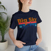 Big Sky, Montana Shirt - Mountain Sunset Unisex Big Sky T-Shirt