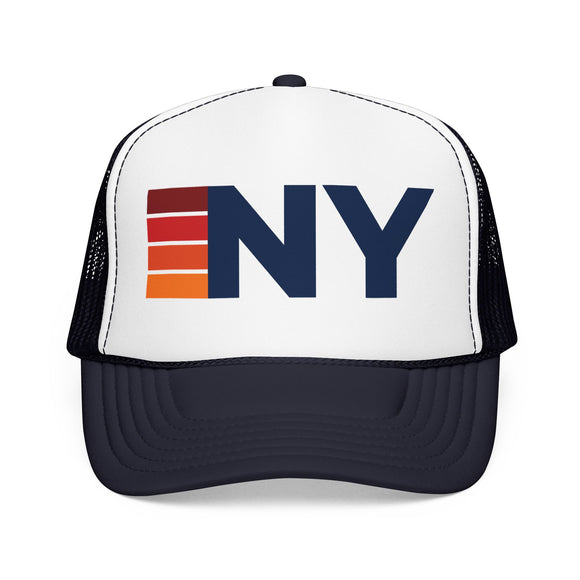 New York Trucker Hat - NY Abbr retro cap
