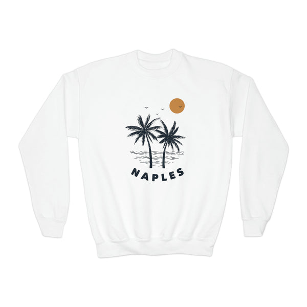 Naples, Florida Youth Sweatshirt - Unisex Kid's Naples Crewneck Sweatshirt