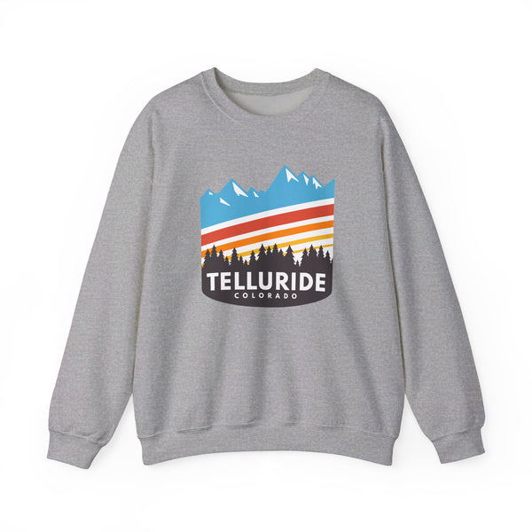 Telluride, Colorado Sweatshirt - Unisex Retro Crewneck Telluride Sweatshirt