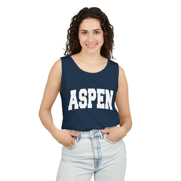 Aspen, Colorado Tank Top Unisex | Comfort Colors - 100% Cotton