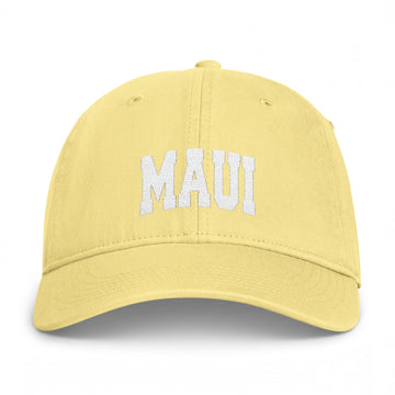 Buy butter Maui, Hawaii Washed Baseball Cap - Vintage Coastal Comfort Colors