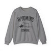 Wyoming Sweatshirt - Wyoming Cowgirl Graphic Crewneck