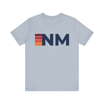 Buy light-blue New Mexico Retro Stripes T-Shirt | New Mexico State Tee
