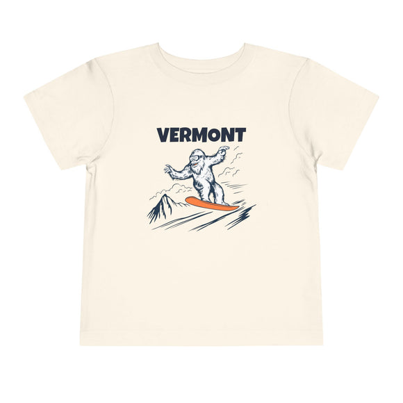 Vermont Yeti Snowboard Toddler Tee