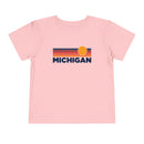 Michigan Toddler T-Shirt - Retro Sun Tee-4
