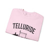 Telluride, Colorado Sweatshirt - Colorado Cowgirl Graphic Crewneck