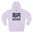Boise, Idaho Hoodie - Retro Mountain Unisex Sweatshirt-5