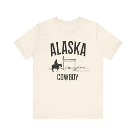 Buy natural Alaska Cowboy T Shirt - Alaska Graphic Tee