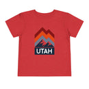 Utah Toddler T-Shirt - Retro Palm Tree Unisex Toddler Utah Shirt-5