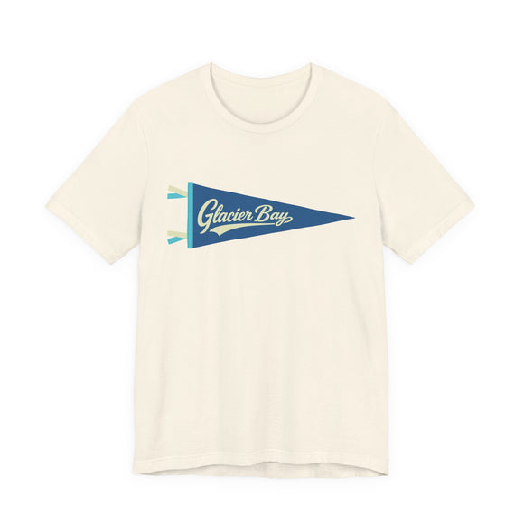 Glacier Bay National Park Pennant T-Shirt — Vintage Camp Flag Tee