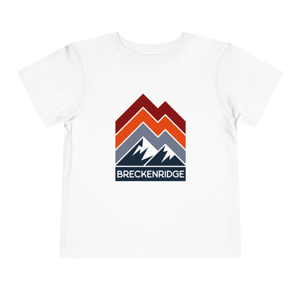 Breckenridge, Colorado Toddler T-Shirt - Retro Palm Tree Toddler Breckenridge Shirt