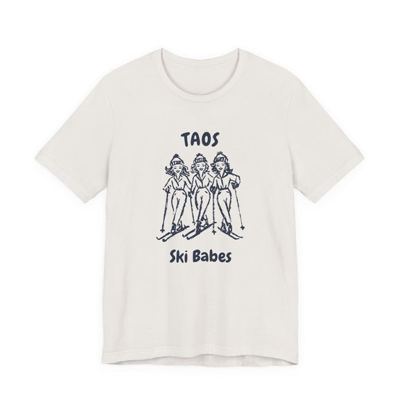 Taos, New Mexico Ski Babes T‑Shirt — Retro Skiing Graphic Tee