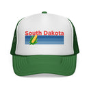 South Dakota Retro Corn and Farm Trucker Hat-3