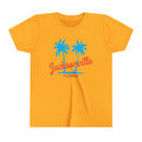 Jacksonville, Florida Youth Shirt - Retro Palm Tree Jacksonville Kid's T-Shirt-5