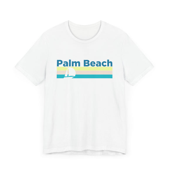Palm Beach T Shirt - Sailboat Graphic Palm Beach Tee