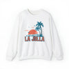 La Jolla, California Sweatshirt - Unisex Palm Tree La Jolla Sweatshirt