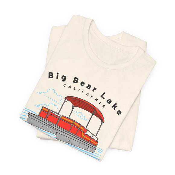 Big Bear Lake, California T Shirt - Pontoon Boat Tee