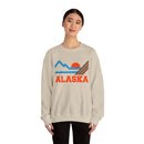 Alaska Sweatshirt - Mountain Alaska Crewneck Sweatshirt-11