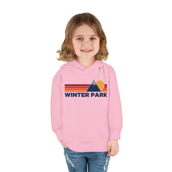Winter Park, Colorado Toddler Hoodie - Unisex Mountain Winter Park Pullover Sweatshirt, Kids Hooded Jumper, Colorado Souvenir