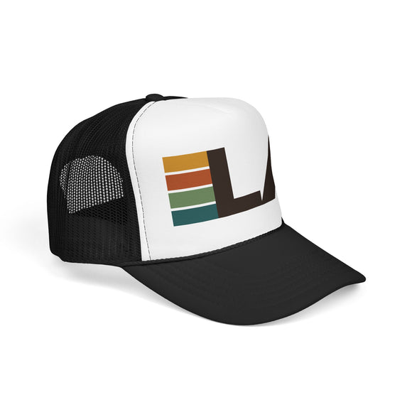 Los Angeles, California Trucker Hat - LA Abbr retro cap