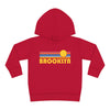 Brooklyn, New York Toddler Hoodie - Retro Sunrise